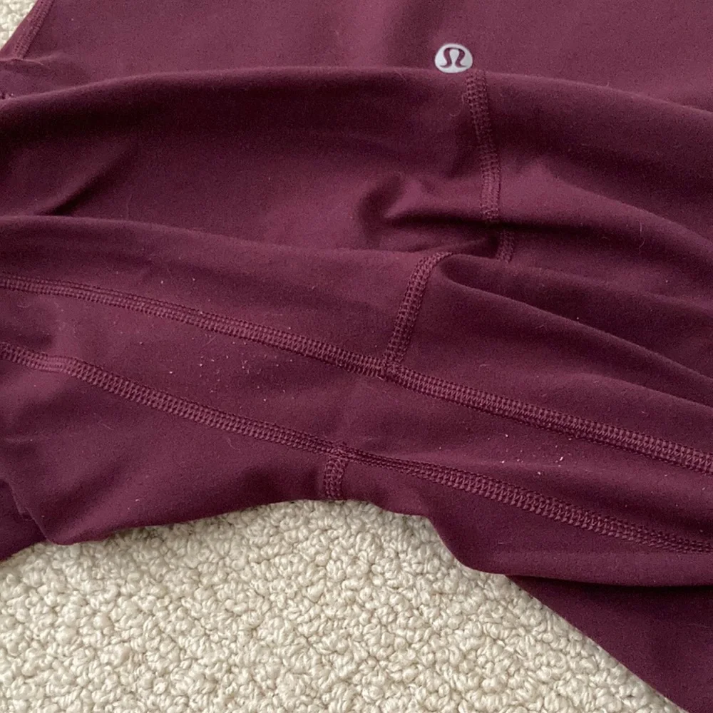 LULULEMON Align High Rise Crop 19” Dark Adobe 2017 Old Nulu HR Tight Size 6 EUC